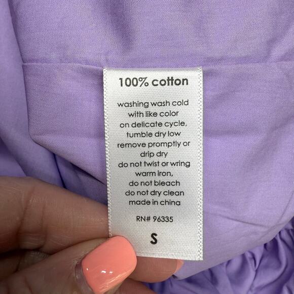 NWT | Susana Monaco | Strapless Bubble Mini Dress | Lavender | Size S - Picture 8 of 10